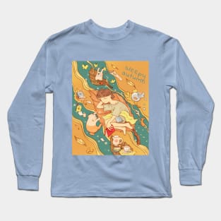 sleepy autumn Long Sleeve T-Shirt